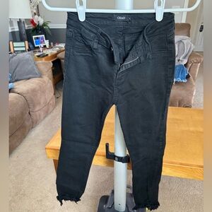 Cello Black Distressed Jeans SIZE 1